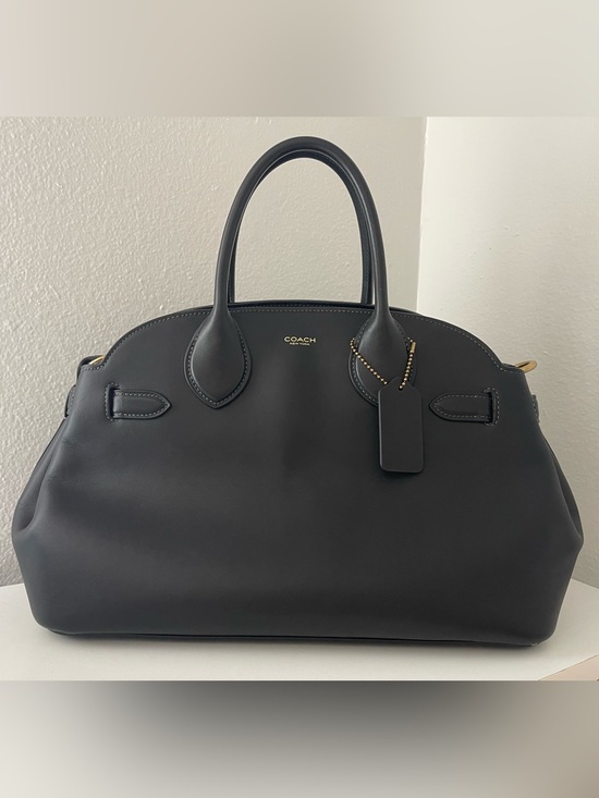Coach Handbags - Coach Empire 35 in black glove tanned leather.